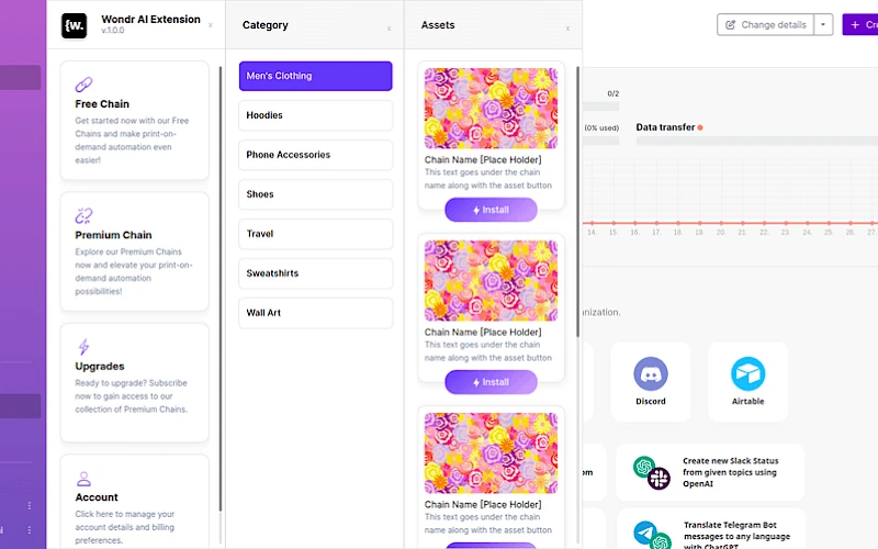 WondrAI Extension screenshot