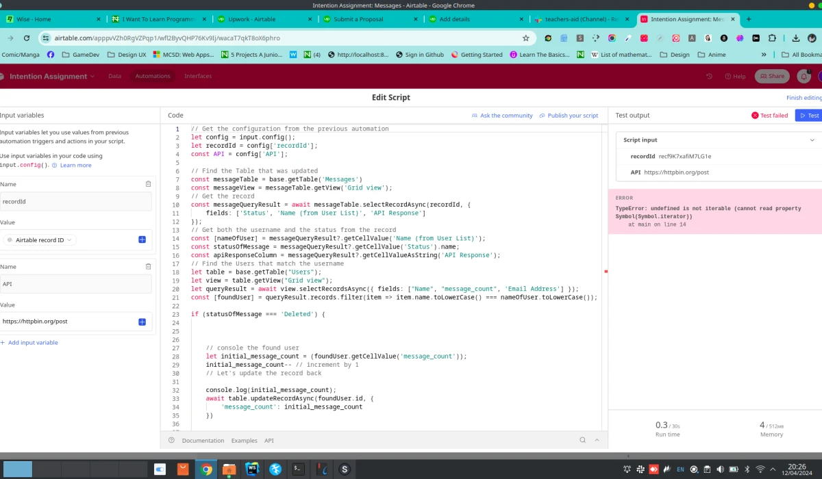 Airtable Scripting and Custom Extension