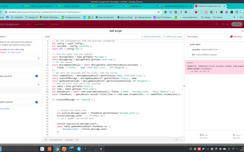Airtable Scripting and Custom Extension screenshot