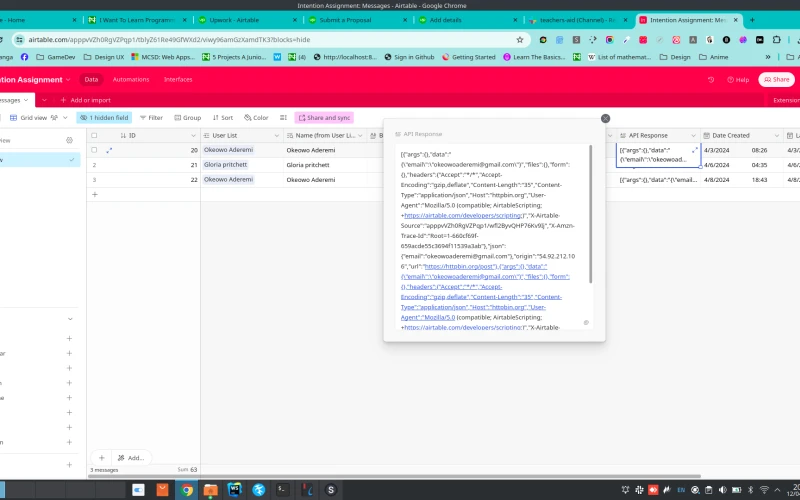 Airtable Scripting and Custom Extension screenshot