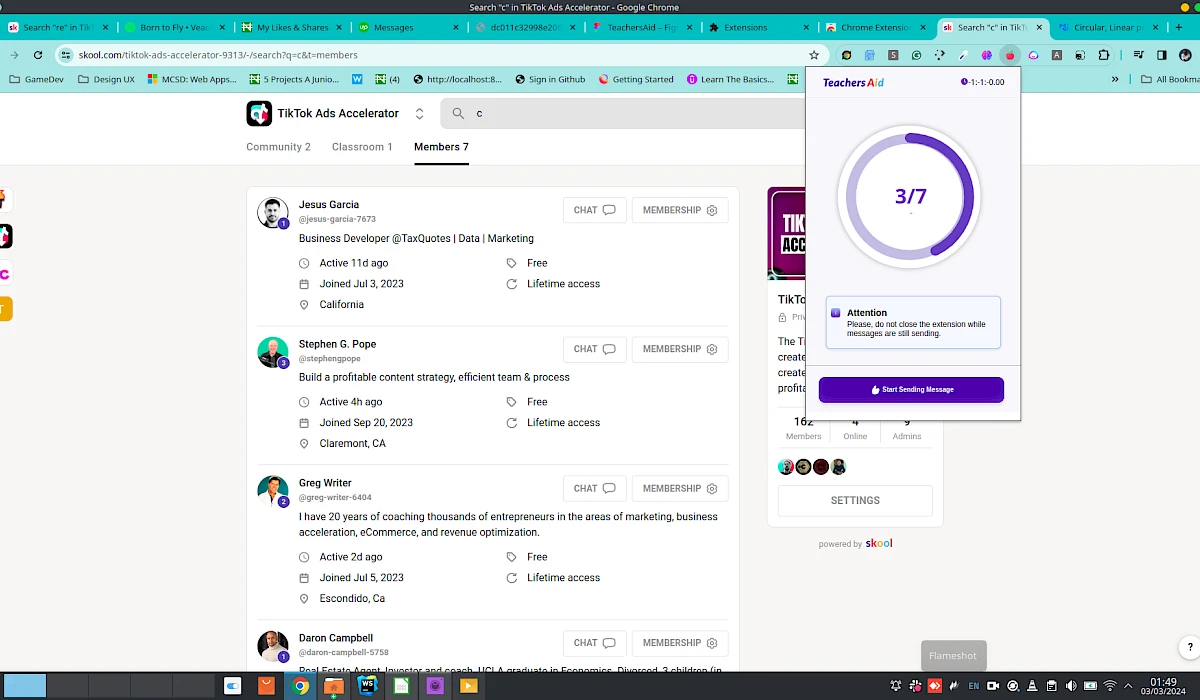 Skool Automation Extension