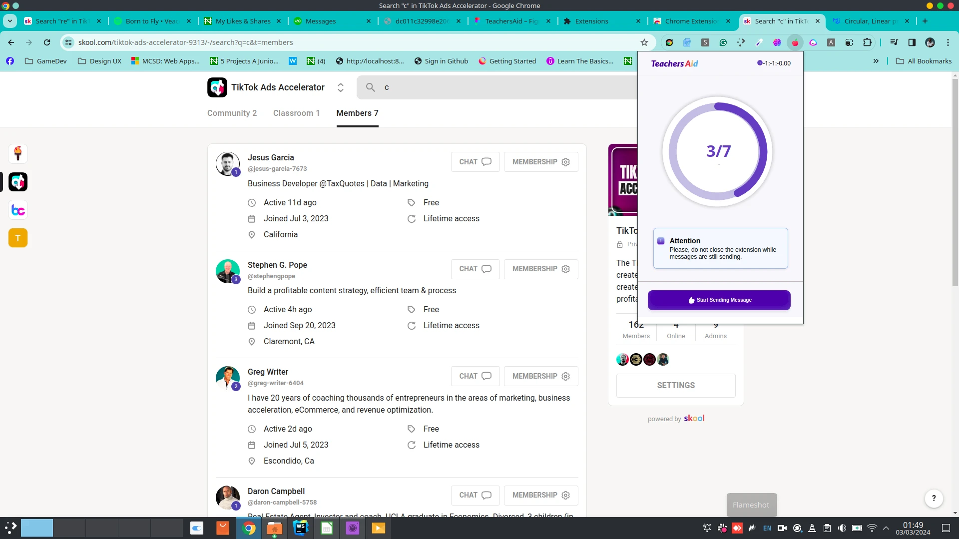 Skool Automation Extension