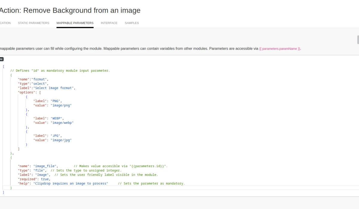 Integromart Custom App