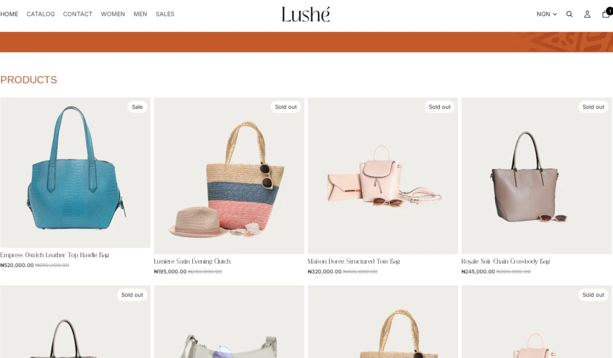 Lushe - Custom Shopify Theme