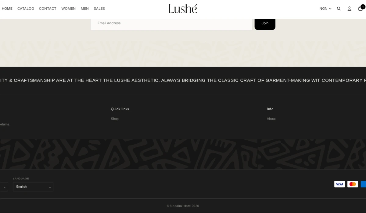 Lushe - Custom Shopify Theme