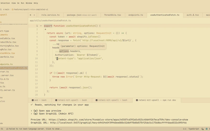 Shopify App Development: Building an Upsell Engine screenshot