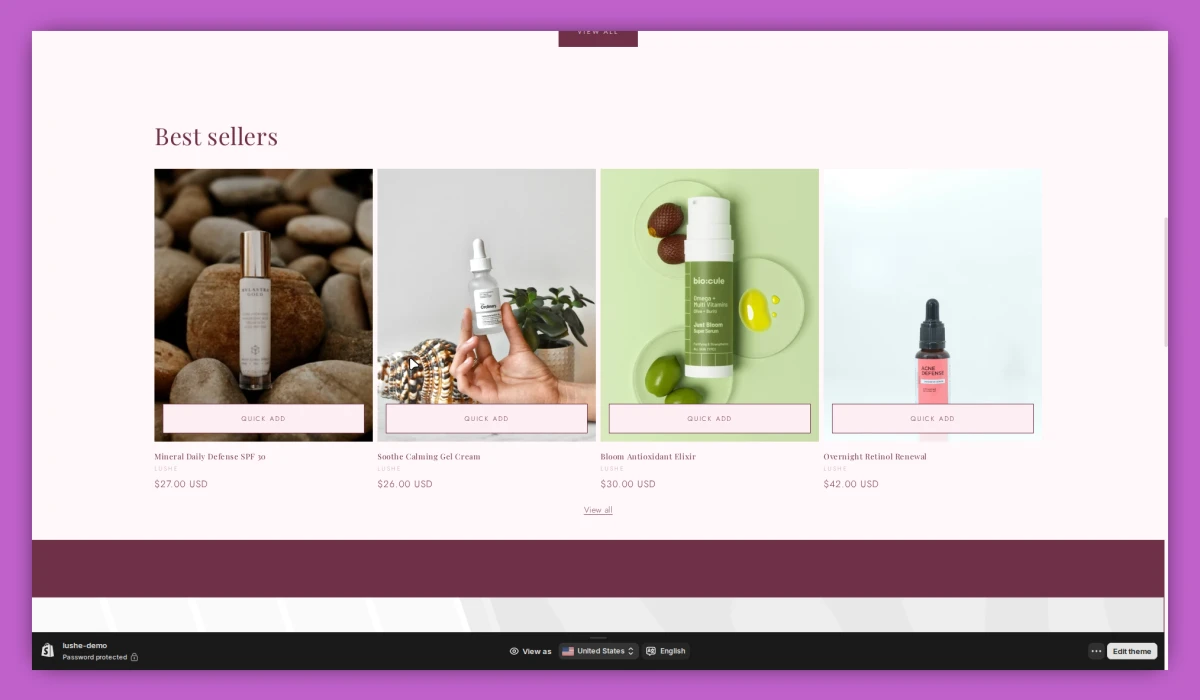 Lush: CRO Shopify Theme