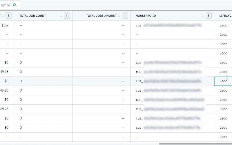 Hubspot Housecall Pro Integration 2 Way Sync screenshot